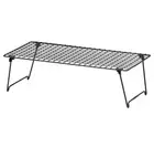 IKEA GREJIG Foldable & Stackable Steel Shoe Rack Mesh Shelf Storage Organizer