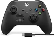 Microsoft Xbox Wireless Controller + USB-C Cable for Xbox Series X, Xbox One, and Windows 10