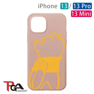 【日本PGA】iPhone 13/13 Pro/13 Mini 迪士尼 超輕薄 抗菌矽膠 手機殼-小熊維尼