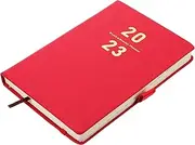 Tofficu Portable Schedule Planner Notepad PU Daily Notebook for Students Lightweight English Version for and Office Use