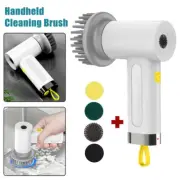 Electric Cleaning Brush Cordless Rechargeable Handheld Scrubber Turbo Scrub Tool