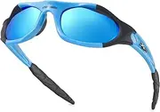 [X LOOP] Wrap Around Men's Sport Cycling Baseball Running Sunglasses