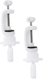 ERINGOGO 2Pcs Adjustable Wig Mannequin Head Stand Holder for Cosmetology Training Durable Desktop Hair Display Stand Easy to Assemble Disassemble for Styling and Practice