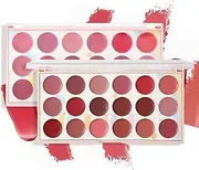 Matte Red Lipstick, Lipstick Palette, 18-color Lip Gloss, Sweat-proof Lipstick, Portable Lip Palette, Matte Lip Cream, Long-lasting Lipstick, Lipstick Set, Red Lipstick Palette for Girls