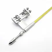 LUMIXE 1set 350mm/400mm 4mm Flexible Drive Cable Shaft Sleeve Strut Stinger Bracket Holder for Boat, for Mono Marine, for CAT Hydroplane Ship Model Shaft Assembly (Color : 400mm Right Hand)