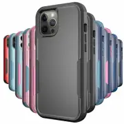 For iPhone 16 15 Pro Max 14 13 11 12 Shockproof Hard Case Hybrid Cover Bumper