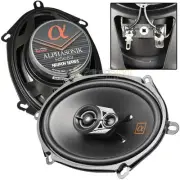 6x8" Full Range Speakers 3 Way 120W Max 3 Ohm Neuron Series Alphasonik NS683