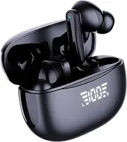 Wireless Earbuds, Bluetooth 5.4 in-Ear Ear Pods with Stereo Bass, 40Hrs Playtime Ear Buds, LED Display USB-C Charging for iOS Android