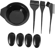 CRILSTYLEO Hair Dye Kit Complete Hair Dyeing Tools Brush Mixing Bowl Home Salon Use