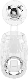 CALLARON Transparent Wall Mounted Automatic Toothpaste Dispenser with Suction Cup Effortless Toothpaste Squeezer for Bathroom and Washroom for Family Use and Saving Brushing Routine