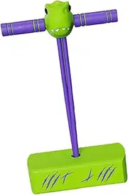 Dinosaur Foam Jumping Stick - Kids Outdoor Bouncing Toy With Soft Handlebars for Girls, Boys Aged 3+