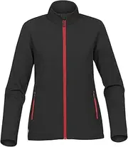 [Stormtech] Womens/Ladies Orbiter Softshell Jacket (UK Size: XL) (Black/Bright Red)