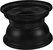 Gatuida All-Terrain Vehicle Wheel Rim 3 Holes Go Rim Iron Wheel Rim 16x8-7in Black Steel Wheel Rim