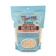 New Bob's Red Mill Organic Quick Cooking Rolled Oats 453g Whole Grain