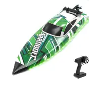 Brushless RC Boats for Men Women, 35+MPH Fast Remote Control Boat for Lakes, Full Proportional Boat High Speed RC Boat for Men Women, Green