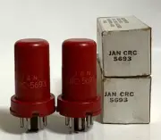 Set of 2 5693 RCA GM checked