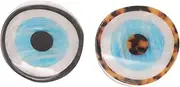 PAMINGONO 2Pcs Hair Clips for Women Durable Evil Eye Claw Clips Leopard Design for Hair Styling Everyday Use for All Ages