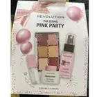 Revolution The Icons 4 Gift Set Eyeshadow Palette Powder Lip Gloss Setting Spray