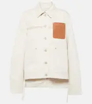 [Loewe] Loewe Cotton and linen jacket UK 10 white