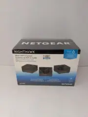 Netgear Nighthawk Whole Home Mesh Wifi 6 System, 3-pack (mk63-100nas)