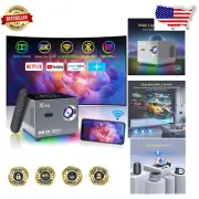 Portable 8K/4K Mini Projector with 5G WiFi & Bluetooth - Smart Movie Experience