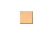 LED Pillar Light Fixed 12V 3W Square Bronze 3000K IP65 Flush Mount