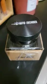 MHW-3BOMBER 58mm Constant Pressure Tamper (58.35MM-Flat Base, Black)