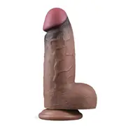 Nature Cock 9.5-Inch Dual-Layered Silicone X-Extra Large Dildo