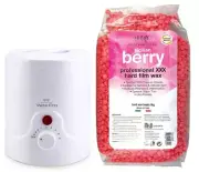 Hi Lift Wax Pro 200 Professional Wax Heater & Sicilian Berry Hot Wax Beads 1kg