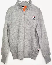 SUPERDRY Men's Half zip grey sweatshirt, jumper, sweater , windcheater Sz XL NEW