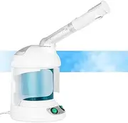 Havvo Portable Facial Steamer, Nano Ionic Face Steamer with 360° Rotatable Sprayer, Mini Facial Steamer for Salon and Spa