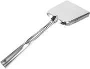 MAGICLULU Stainless Steel Ash Coffee Ground Fireplace Tools Home Decor Fan Digging Spade Barbecue Garden Gadgets Patio Scraper Weeding Silver