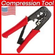 RJ12/RJ11/RJ45 Modular Crimper Dual Modular Ratchet Crimping Tool