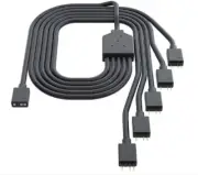 Cooler Master 1-To-5 ARGB Splitter Cable / 5V - Support 3-Pin Addressable RGB -