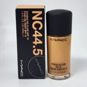 New Authentic MAC Cosmetics Studio Fix Fluid SPF 15 Foundation NC44.5