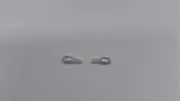 GP53 - Greenhills White with Silver Wing Mirror Pair for Scalextric Ford Focus - 1.32 Scale - New