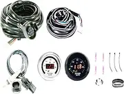 Compatible with AEM Wideband Gauge 30-4110 30-0300 X-Series AFR O2 UEGO Air Fuel Ratio Gauge Kit 2 1/16",with LSU4.9 0258017025 17025 Sensor(30-4110 YE Decal)