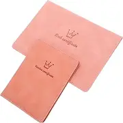 CANIGHT 2pcs Birth Certificate Cover Birth Certificate Protector Birth Certificate Holder for Travel Birth Certificate Document Organizer Certificate Folder