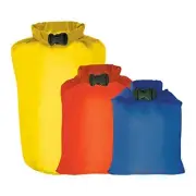 3 Pack Waterproof Dry Sacks for Backpacking Kayaking and Travel Gear