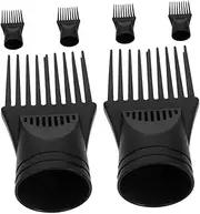 Hair Dryer Comb Attachment Fine Tooth Combs for Women 6pcs Set Multifunctional Styling for Home Use