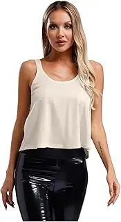 [FEESHOW] Women Sport Tank Tops Sleeveless Athletic T-Shirt Tops Bodybuilding Gym Workout Sweatshirt