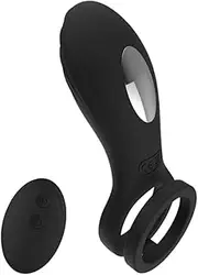SIDED Wireless Remote Control Bluetooth Elastic Silicone Delay Ring Double Durable For Men, Muscle Strengthening Training Couple Massager 1 count
