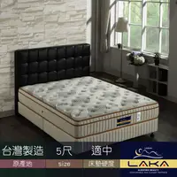 在飛比找蝦皮商城優惠-試躺30天【LAKA】三線高澎度天絲棉乳膠蜂巢式獨立筒床墊-