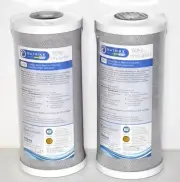 2 KX Matrikx CTO Carbon Filter 10" x 4 1/2" 5 Micron G-KX-32-450-10 Green Block