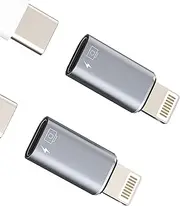 OTG Audio Adapter USB C Female to Lightning Male(2 pack)for iPhone14 13 12 11 Pro Max Charging Connector Type C Cable headphone microphone Port Adaptor Card Reader Converter for Apple for iPad Charger