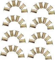 Operitacx Efficient Threaded Insert Riveter 100pcs Flat Head Bolts for Carbon Steel Insert Nuts Fast Install M5 Size