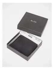 [Blaq] Bi Fold Wallet in Black