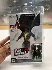 McFarlane Toys Page Turners Black Adam Action Figure and Comic Book NEW