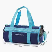 Children's Swimming Bag Dry Wet Separation Waterproof Sports Fitness Swimming Bag for Girls Special Training Equipment for Students blue