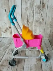 Barbie "Stroll 'N' Play Pups" Replacement Doggie Puppy Pet Stroller Doll Size